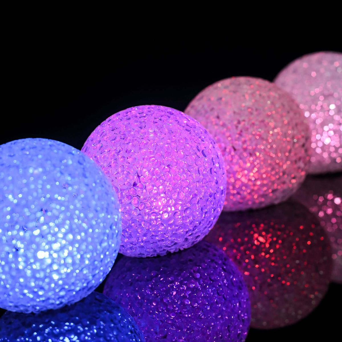 4-Pack LED Mini Light Globes Color Changing - Battery Operated Ball Centerpiece Fillers 3"